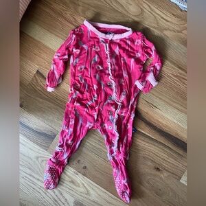 Kicker Pants 0-3 months footie pajamas.